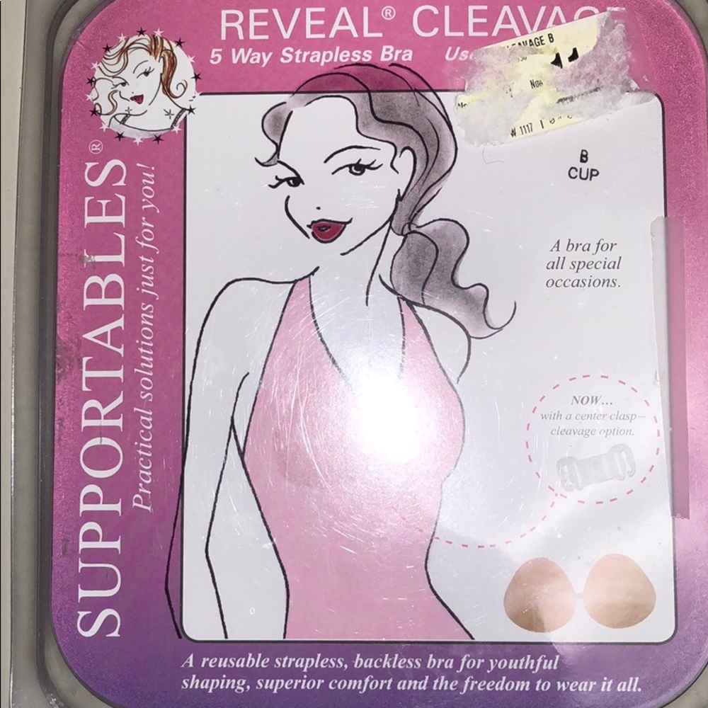 Braza Reveal Cleavage 5 Way Strapless Bra B Cup